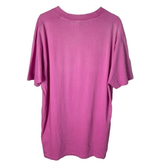 Men’s Diesel T-Gila Violet Oversized T-Shirt Holes All Over Vintage Size Medium! - Picture 5 of 7